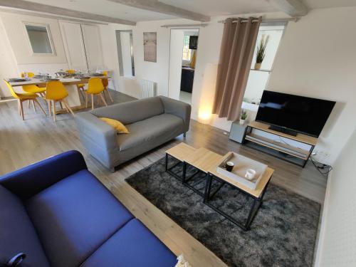 Homefleur - Grand appartement avec jardin 4-6 personnes - Location saisonnière - Honfleur