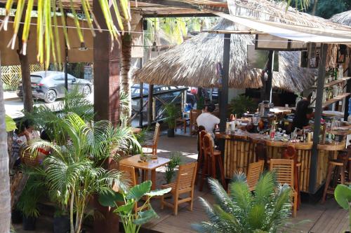 Bar/lounge, Frida Paradise Beach Hotel - Punta Zicatela in Puerto Escondido