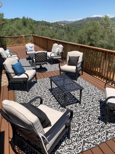 Balkon/teras, Villa Alta Vista at Yosemite- Stunning Views and Game Room in Sonora (CA)