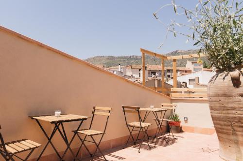 Balcony/terrace, Apartaments la Rambla - Espero de Bolos - 4 pers in Cornudella