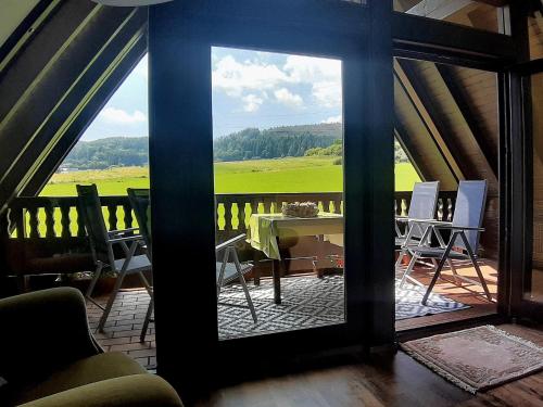 Balcony/terrace, Ferienwohnung Bralu in Dautphe