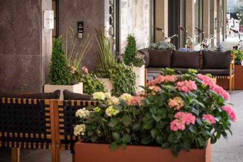 A szálláshely kívülről, Hotel Baren am Bundesplatz near Kommunikáció Múzeuma