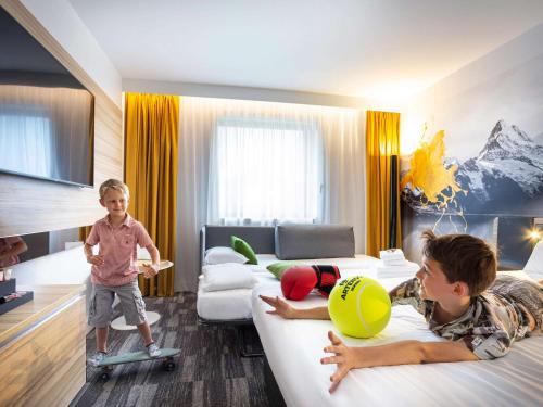 Classic Room with One Double Bed and One Single Bed