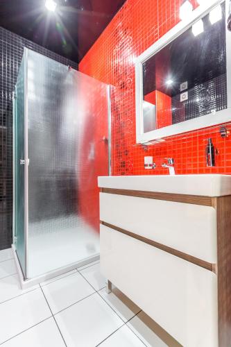 Fürdőszoba, Hotel Premier in Zavods'Kyi kerület