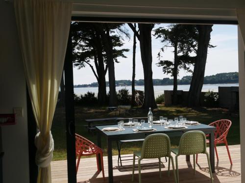 Villa les pieds dans l'eau à Larmor Baden, Maison Zaï Zaï gîte à louer Sainte-Anne-d'Auray
