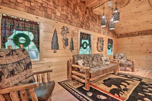 Serene Pigeon Forge Hideaway with Game Room! - main image