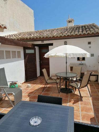 Erkély/terasz, No1 CasaTosca Javea, Pequeña Habitación con baño en el Centro del Casco Antiguo (No1 CasaTosca Javea, Pequena Habitacion con bano en el Centro del Casco Antiguo) in Javea