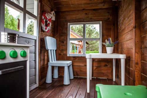 Dom Wakacyjny Premium Bory Tucholskie - WiFi kominek sauna jacuzzi Smart TV