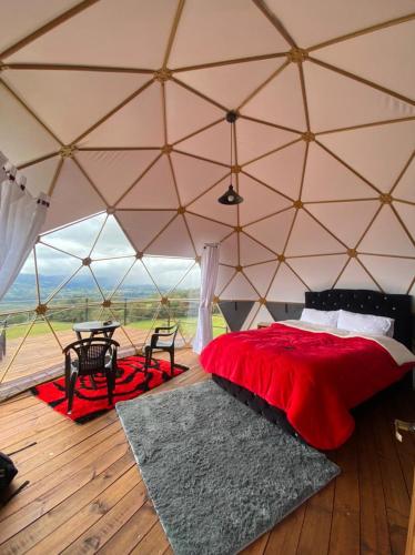 . Glamping hermoso amanecer