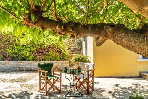 The Yellow Getaway - Next to Pithara Waterfalls gîte à louer Andros