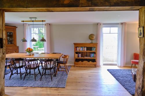 共用Lounge/電視區, Landhäuschen Anderswo (Landhauschen Anderswo) in 博霍爾特