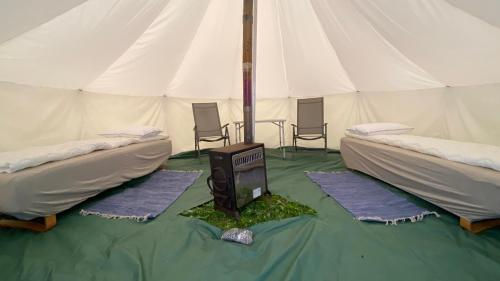 Ágy, Siløya Basecamp - Glamping-telt i naturen ved Melbu in Melbu