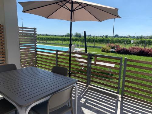 Erkély/terasz, Villa Volponi in Bassana