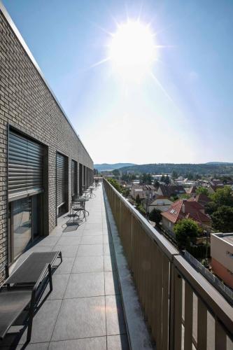 Balcony/terrace, Hotel HENDI CENTRUM in Piestany