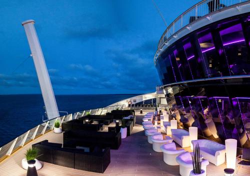 Erkély/terasz, Viking Line ferry Viking Grace - One-way journey from Turku to Stockholm in Turku Harbour