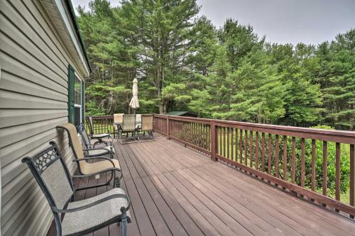 Mountain Escape Home with Deck, Fire Pit, Yard