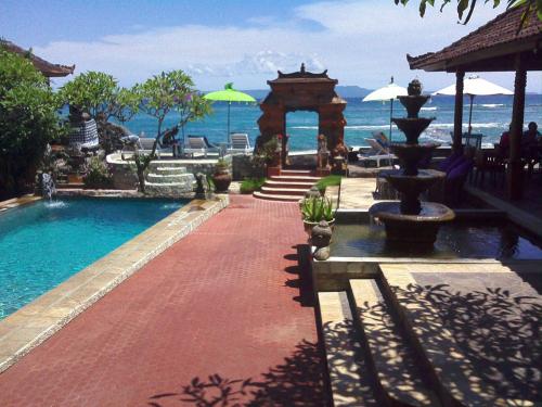 Exterior view, Puri Oka Beach Bungalows in Candidasa