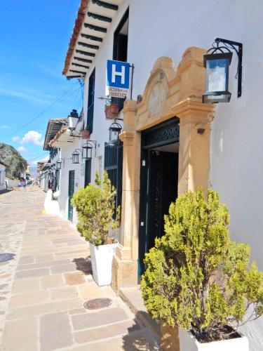 Exterior view, Hotel Meson de los Virreyes in Villa De Leyva