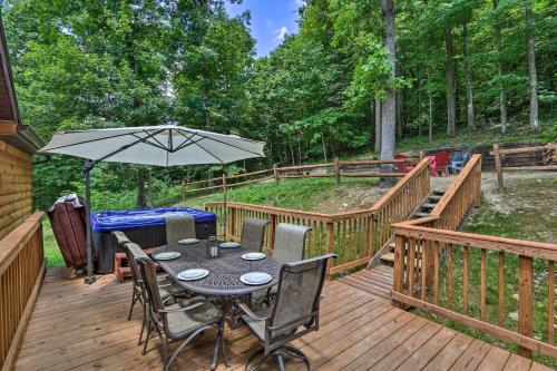 Butler Cabin on 19 Acres with Hot Tub and Fire Pit!