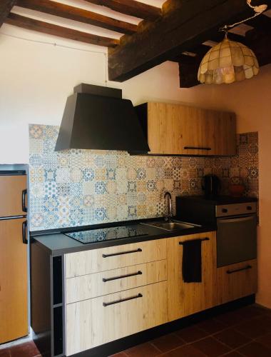 Kitchen, La Gazza Ladra House in Carpegna