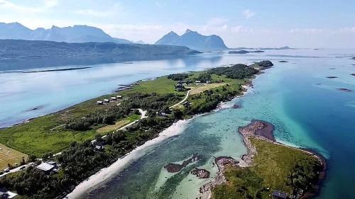 A szálláshely kívülről, Steigen Lodge Sjøhytter in Lofoten