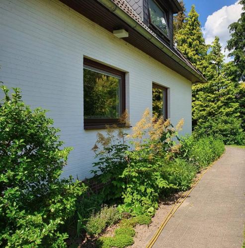 ทางเข้า, Top-bewertete Komfort-Ferienwohnung mit Sonnenterrasse in der Lüneburger Heide (Top-bewertete Komfort-Ferienwohnung mit Sonnenterrasse in der Luneburger Heide) in ฮันชเต็ดท์