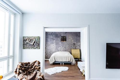 90m2 on pedestrian street on Top Floor, penthouse suite, great view! Incl linen and all, Pori (foto 11)