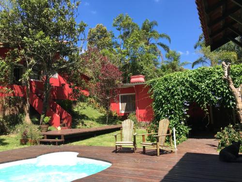 . Casa Crudo, PRIVACIDADE NA MATA ATLÂNTICA, piscina, trilhas e descanso