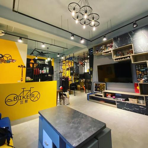 Shared lounge/TV area, Biker.B&B in Huxi Township