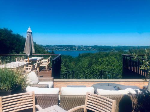 Balcony/terrace, Munkebjerg Hotel in Vejle