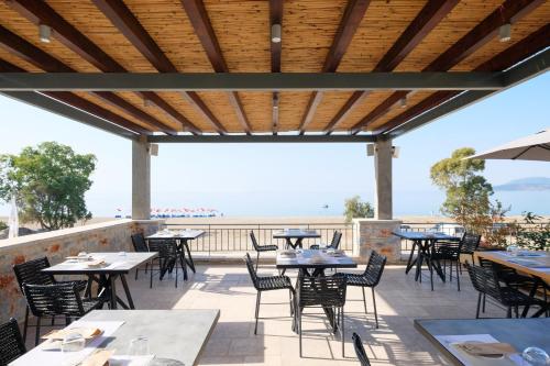 Restorāns, Margo Beach Hotel in Mavrovouni (Gytheio)