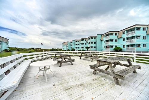 Chic Condo with Balcony and Pool - Walk to Beach! - main image