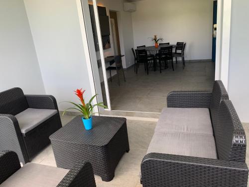 Balcony/terrace, Karaibes Residence in Gosier