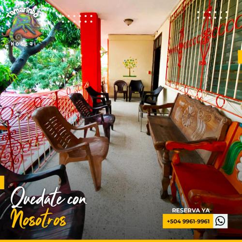 Balcony/terrace, Tamarindo Hostel in San Pedro Sula