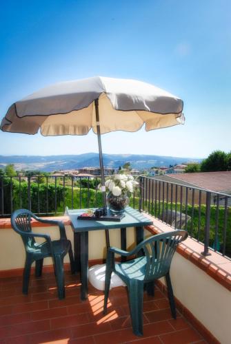 Балкон, Hotel San Lino in Вольтерра