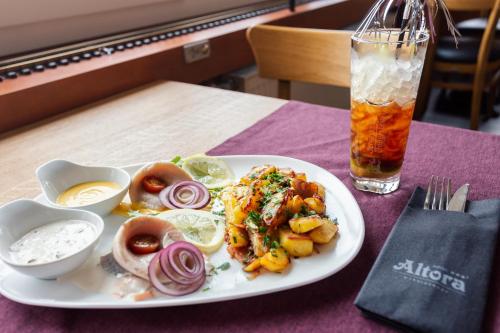 ห้องอาหาร, Altora Eisenbahn Themenhotel in เวอร์นิเกอโรเดอ