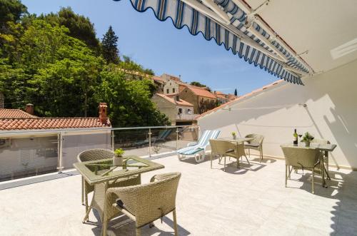 Erkély/terasz, Apartments & Rooms Barisic in Mlini