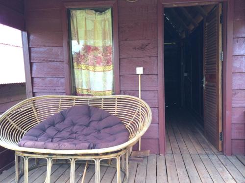 balkon/terras, Tree Lodge in Sen Monorom