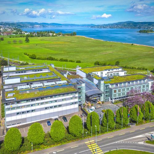 Seedamm Plaza in Pfäffikon, Schweiz