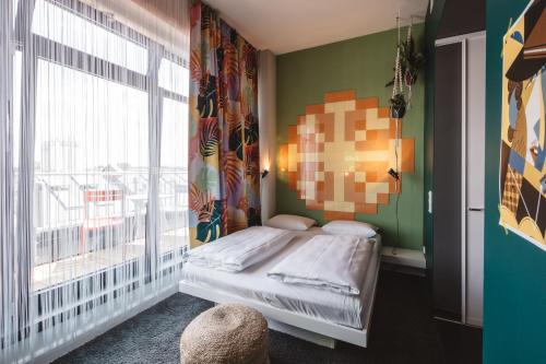 1 double bed