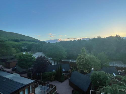 View, Beautiful 2 bedroom Lodge with stunning views in Blair Atholl
