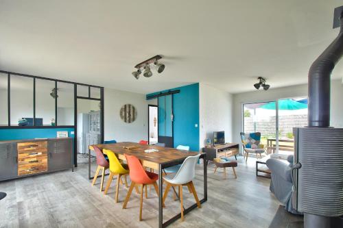 Superbe maison conviviale pour un sejour sur la cote de Lumiere gîte à louer Saint-Hilaire-de-Riez