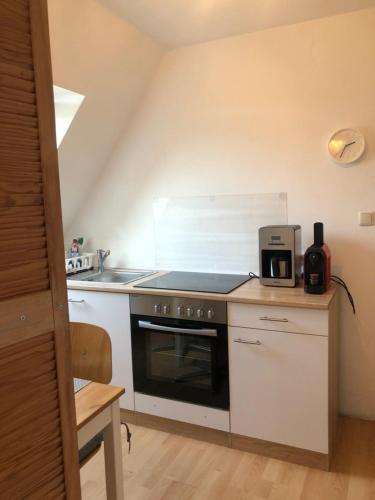 Cocina, Appartement im Grünen (Appartement im Grunen) in Scharbeutz