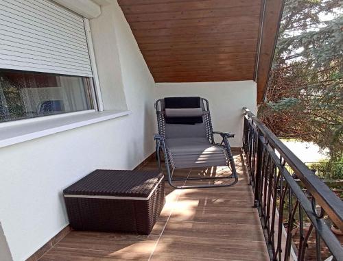 balkon/terasa, Holiday home in Balatonmariafurdo 19358 in Balatonmariafurdo