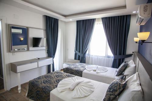Chambre avec 2 lits