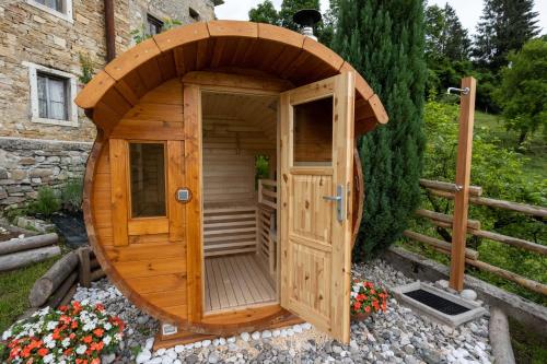 Sauna, Casa Corte dei Rode in Chies d'Alpago