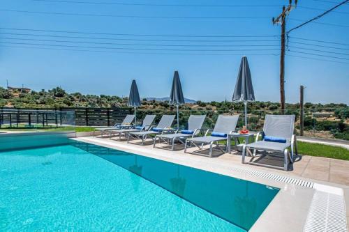 Villa Anthi, a modern villa with salted water pool,hot tub & BBQ!, Réthymno (fotografie 6)