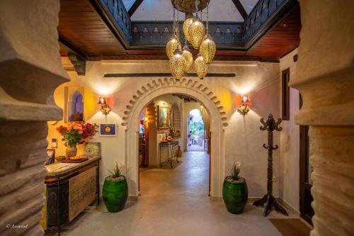 餐廳, Dar Echchaouen Maison d'Hôtes & Riad (Dar Echchaouen Maison d'Hotes & Riad) in 舍夫沙萬