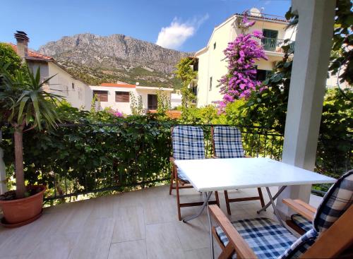 Erkély/terasz, Apartments Marino in Drvenik