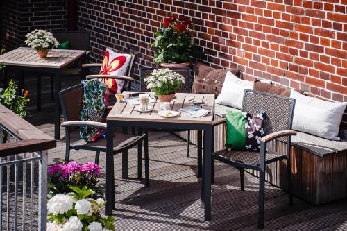 陽台/露台, 林登霍夫鄉村旅館 (LandHaus Zum LindenHof) in 馬爾克森